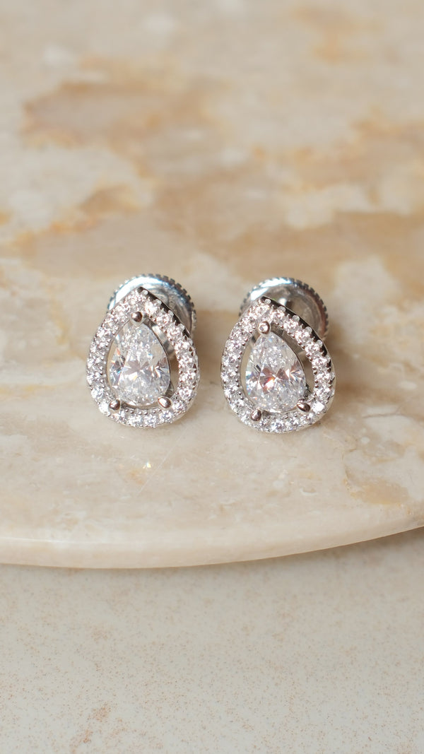 Emile Stud Earrings Sterling Silver