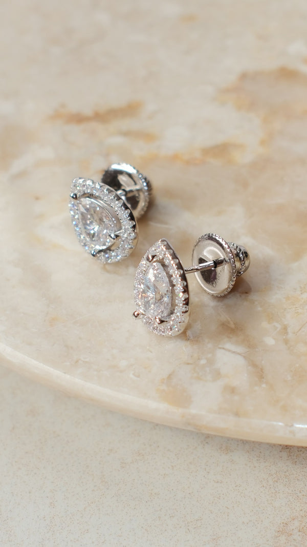 Emile Stud Earrings Sterling Silver