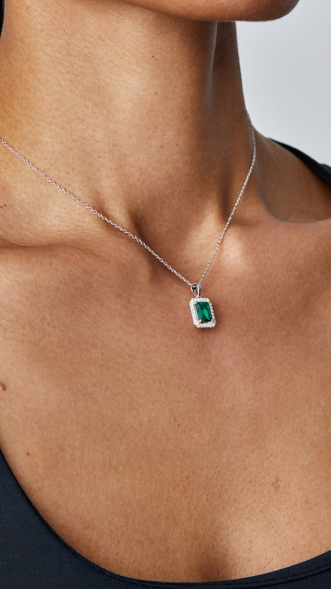 Eton Green Borderset Necklace by CARAT* LONDON – CARAT* London UK