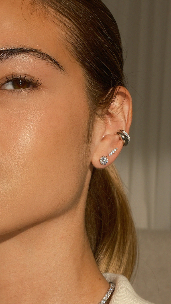 Haru Stud Earring Gold Vermeil