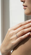 Fallon Half Eternity Ring Sterling Silver