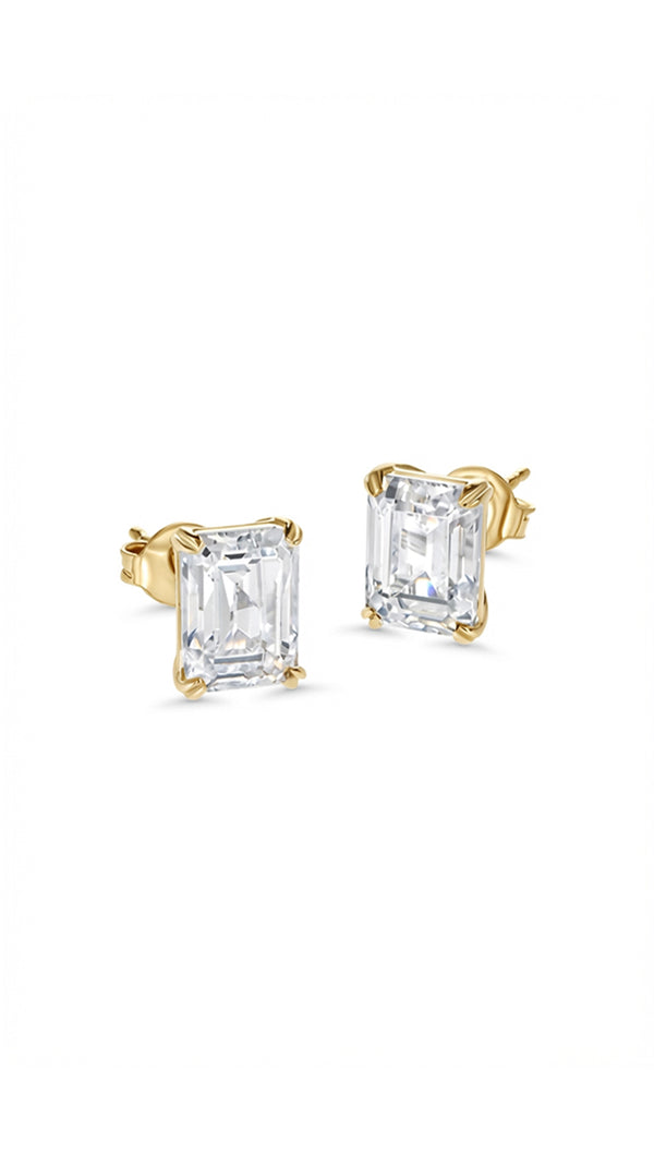 Fulton Stud Earrings 9K Yellow Gold