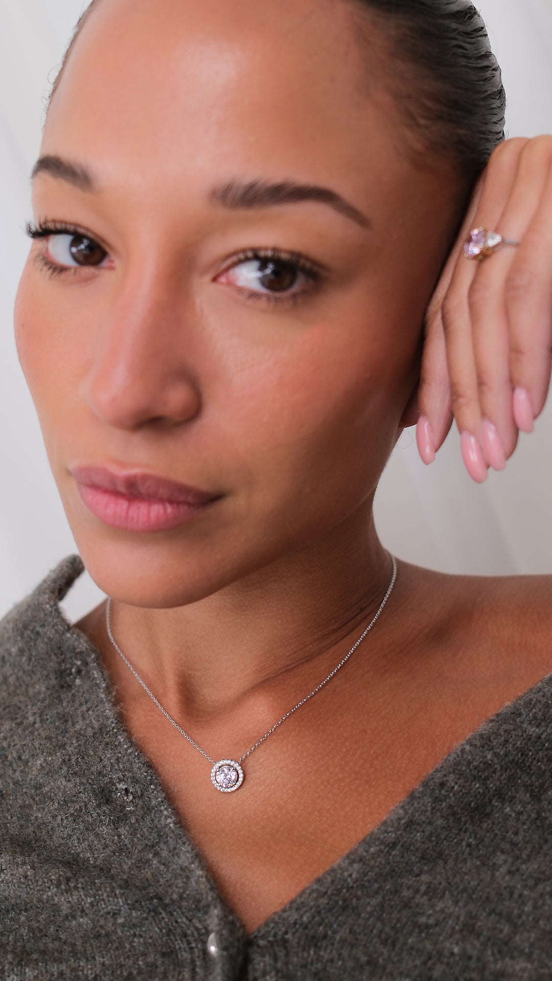 Gwen Necklace Sterling Silver