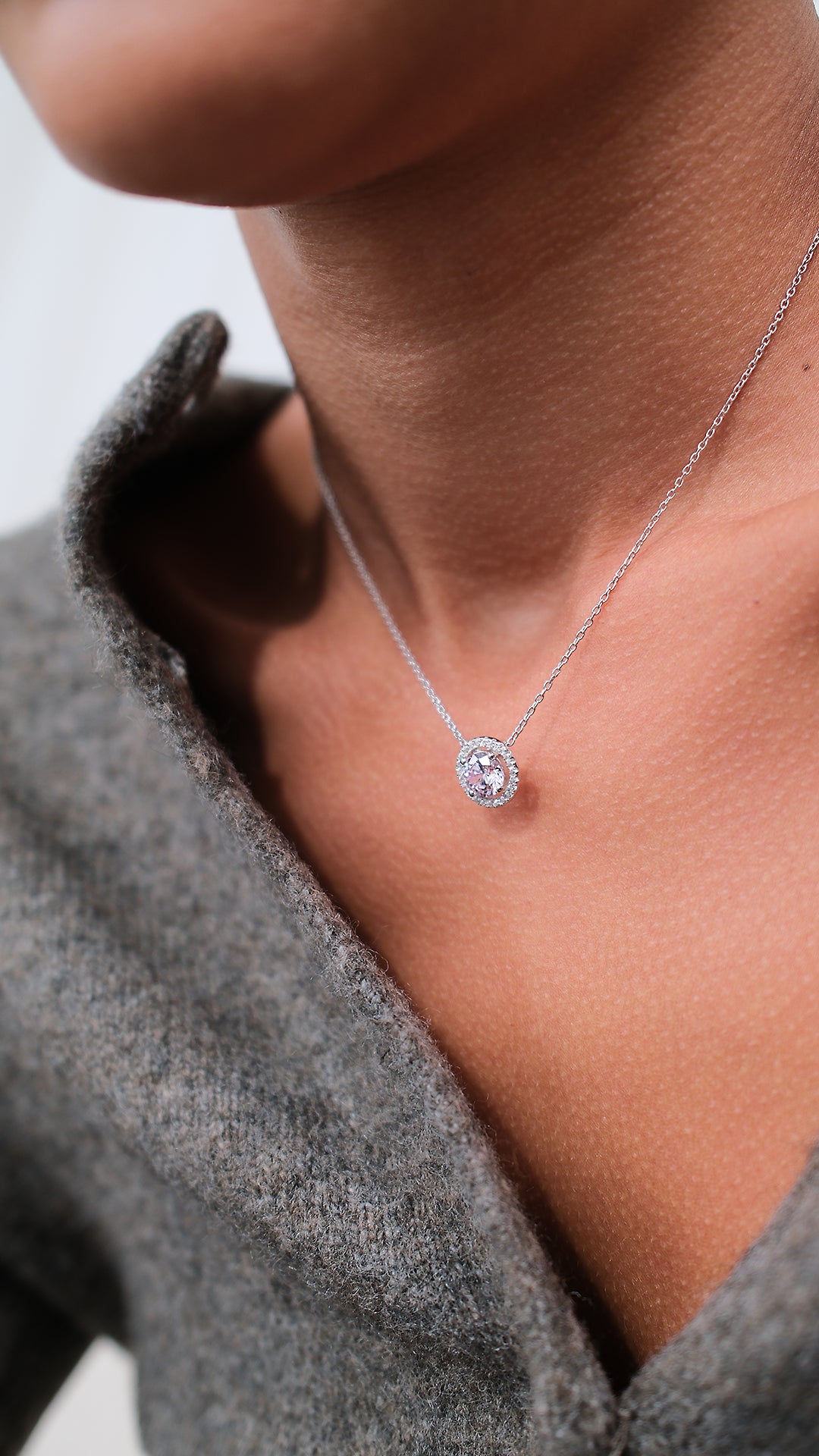 Gwen Necklace Sterling Silver