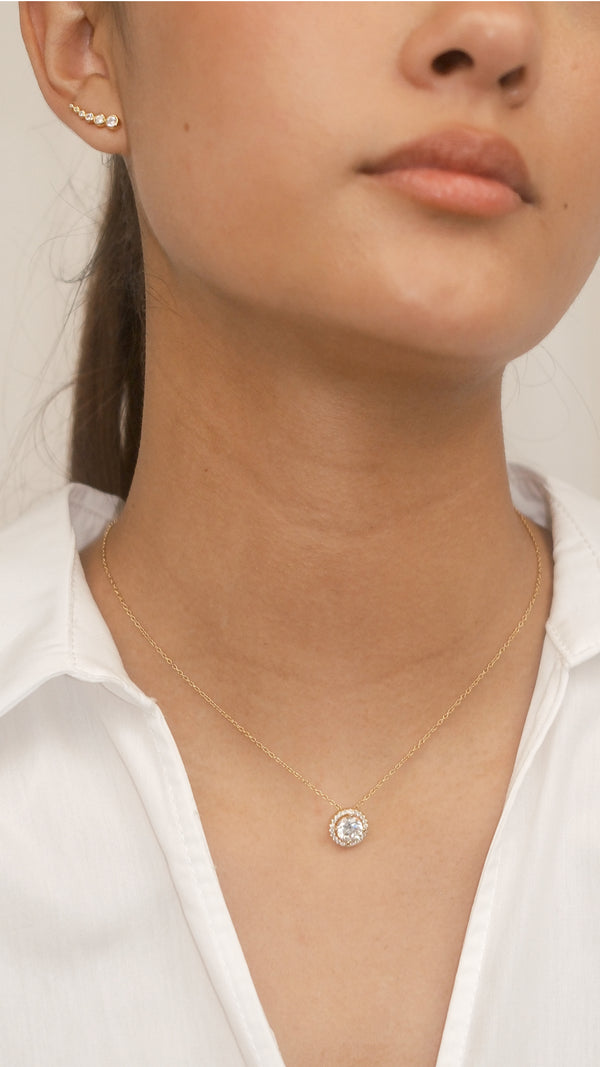 Gwen Necklace Gold Vermeil
