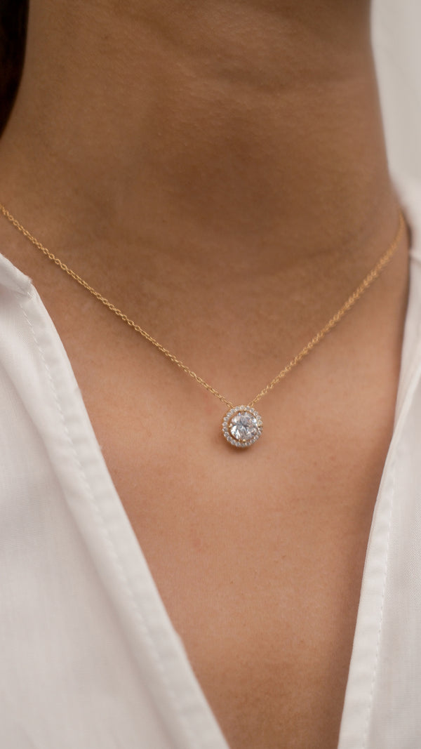 Gwen Necklace Gold Vermeil