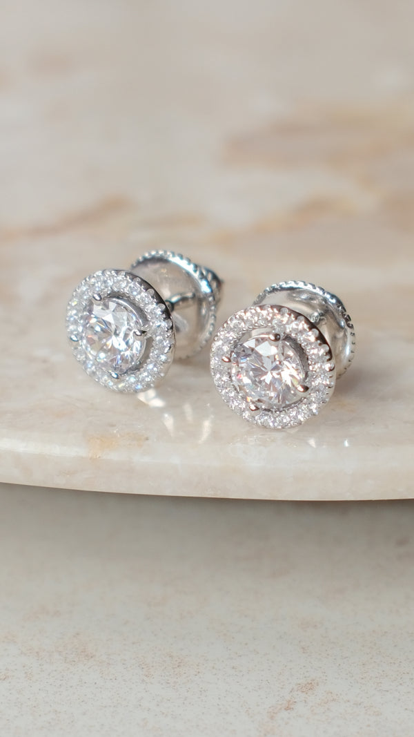 Gwen Stud Earrings Sterling Silver