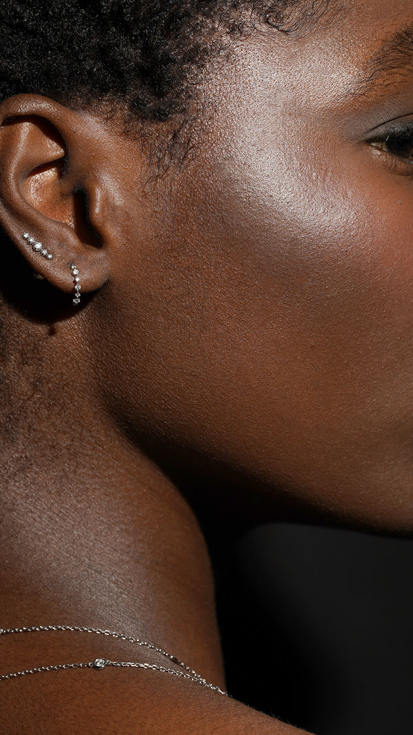 Haru Stud Earring Gold Vermeil