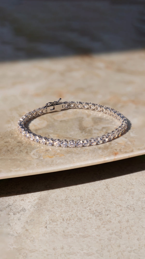 Hailey Tennis Bracelet Sterling Silver