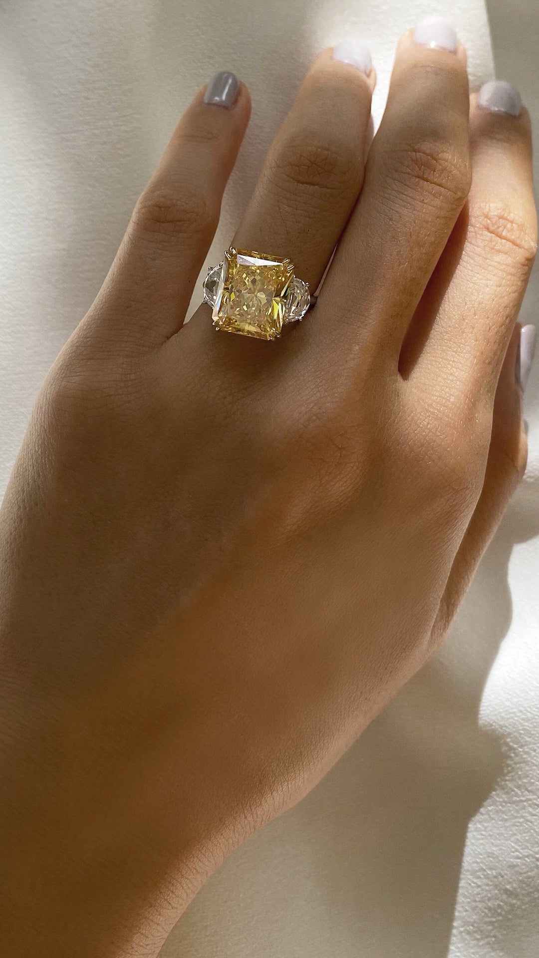 Harlow Ring Fancy Yellow Sterling Silver