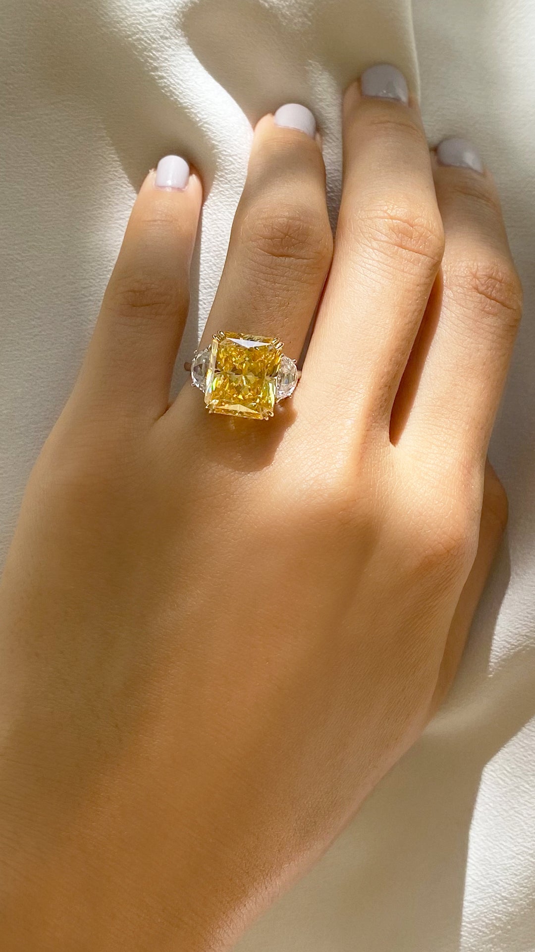 Harlow Canary Radiant Ring