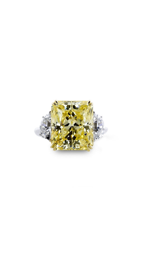Harlow Ring Fancy Yellow Sterling Silver