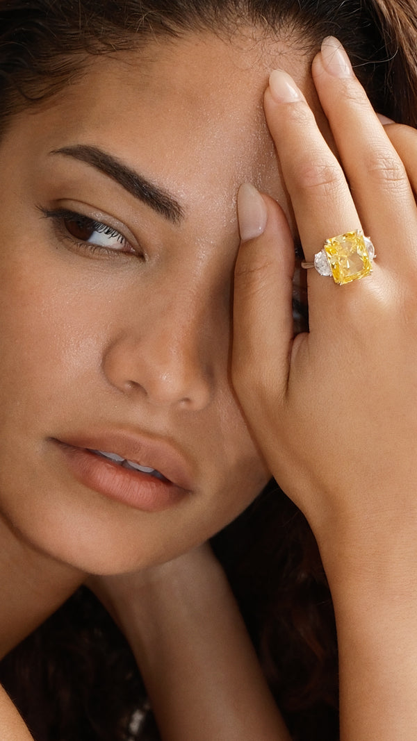 Harlow Ring Fancy Yellow Sterling Silver