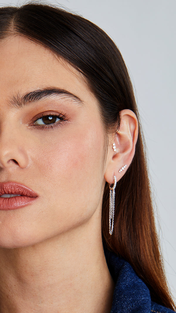 Haru Stud Earring Sterling Silver