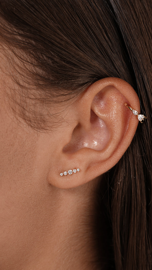 Haru Stud Earring Sterling Silver