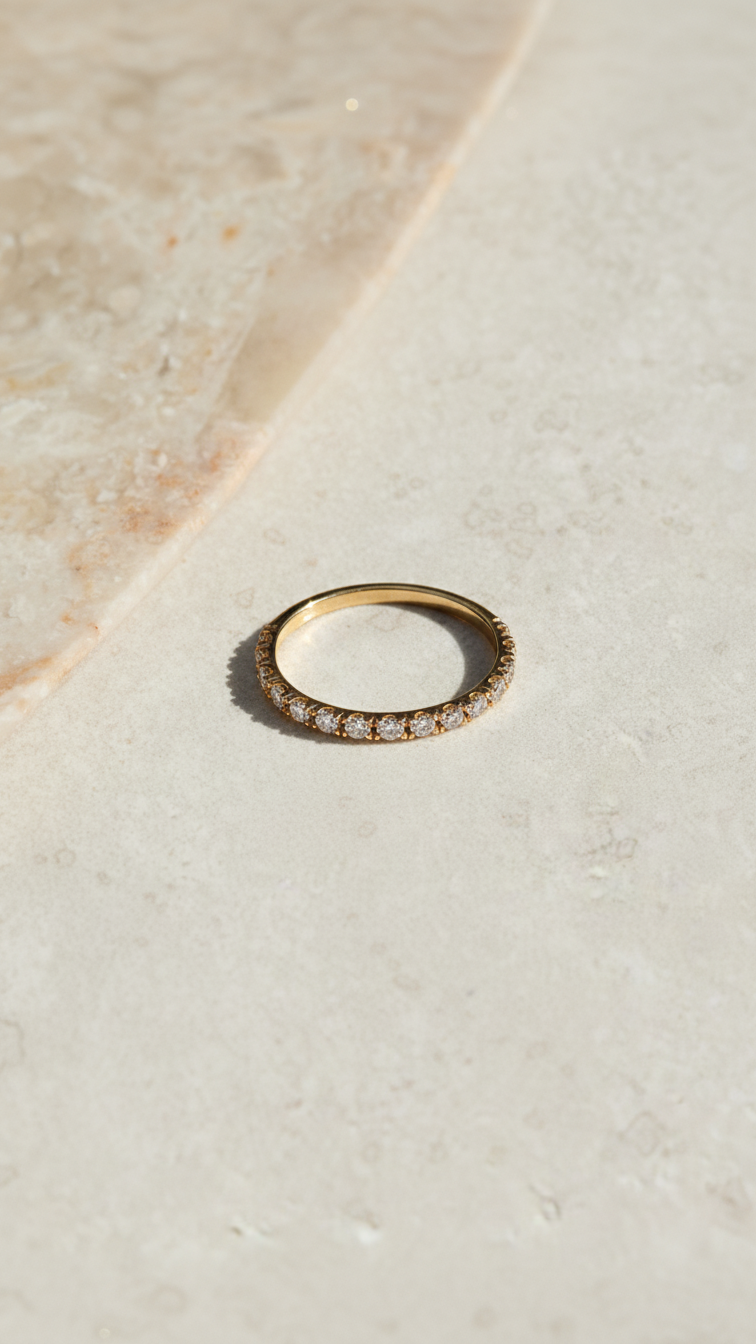 Heather Diamond Ring 18K Yellow Gold – CARAT* London UK