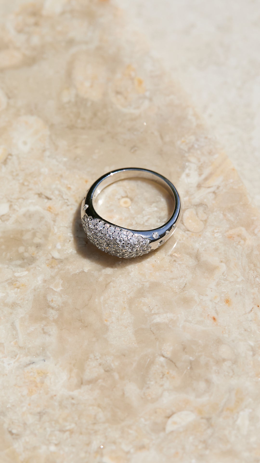 Hera Pavé Ring Sterling Silver