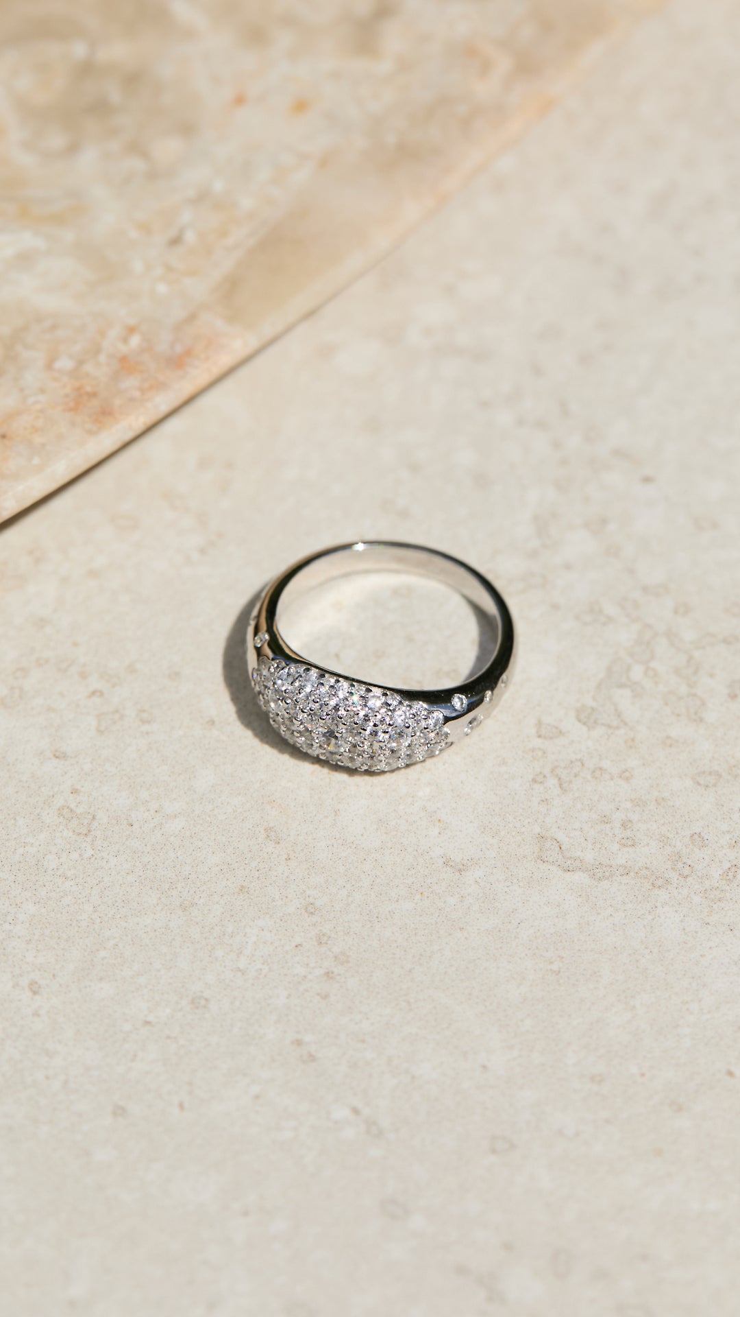 Hera Pavé Ring Sterling Silver