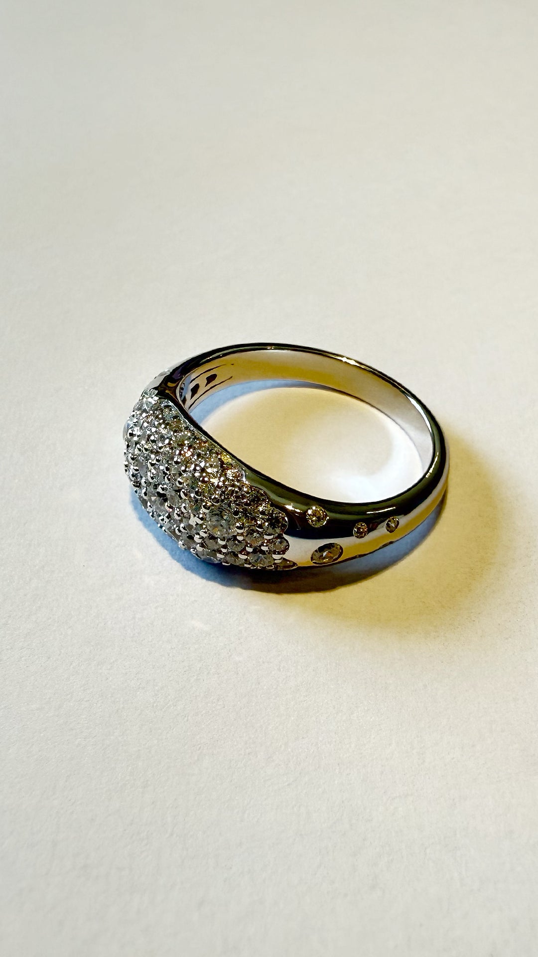 Hera Pavé Ring Sterling Silver