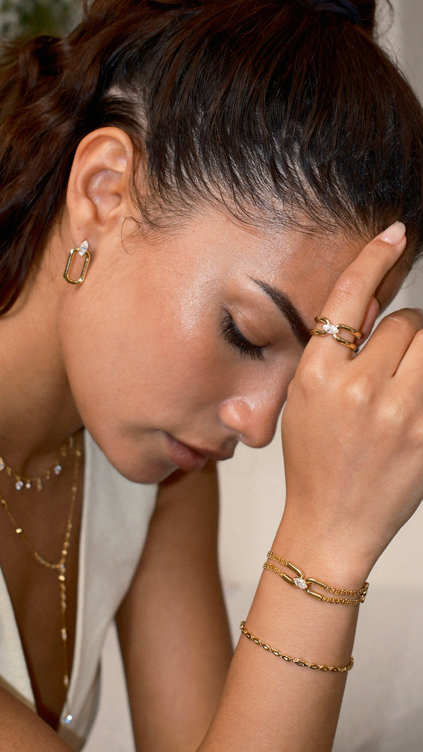 Jett Ring Gold Vermeil