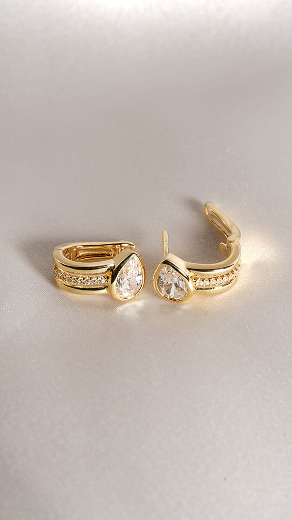 Jaia Earrings Gold Vermeil