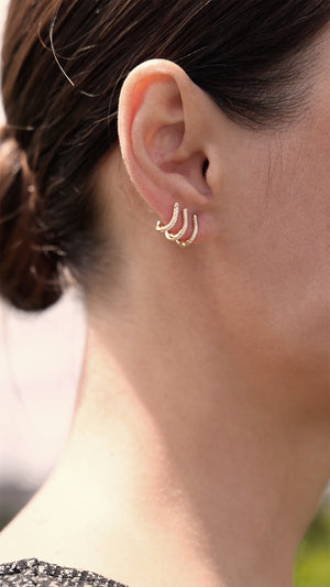 Jax Ear Cuffs Gold Vermeil