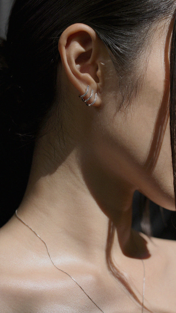 Jax Cuff Earring Sterling Silver