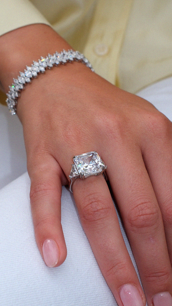 Jessica Ring 9K White Gold