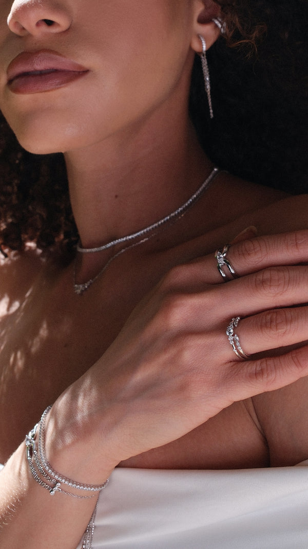 Jett Ring Sterling Silver