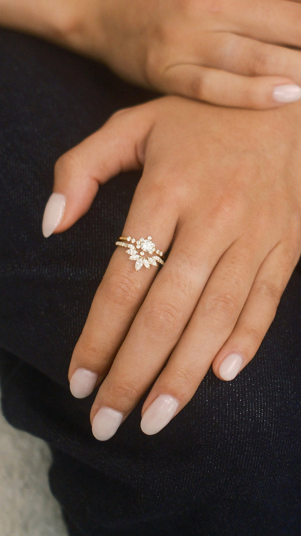 Suriya Ring Jacket Gold Vermeil