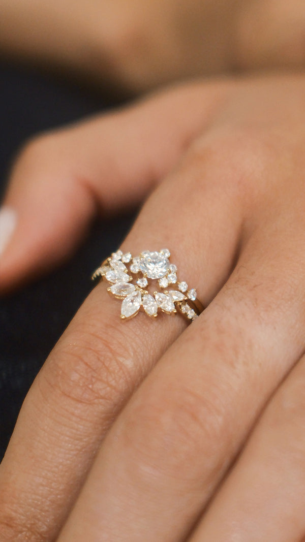 Suriya Ring Jacket Gold Vermeil
