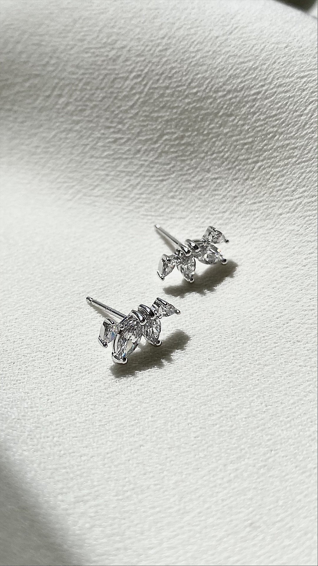 Kira Stud Earrings Silver