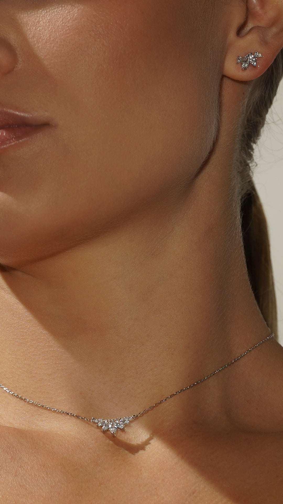 Kira Stud Earrings Silver