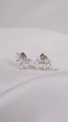 Kira Stud Earrings 9K White Gold