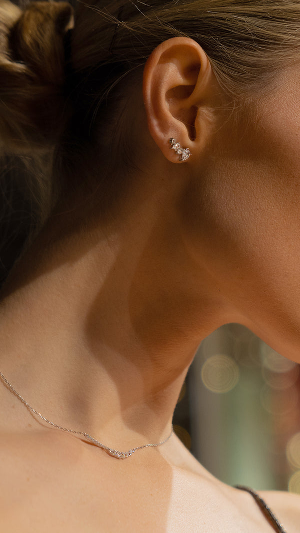Abigail Stud Earrings Sterling Silver