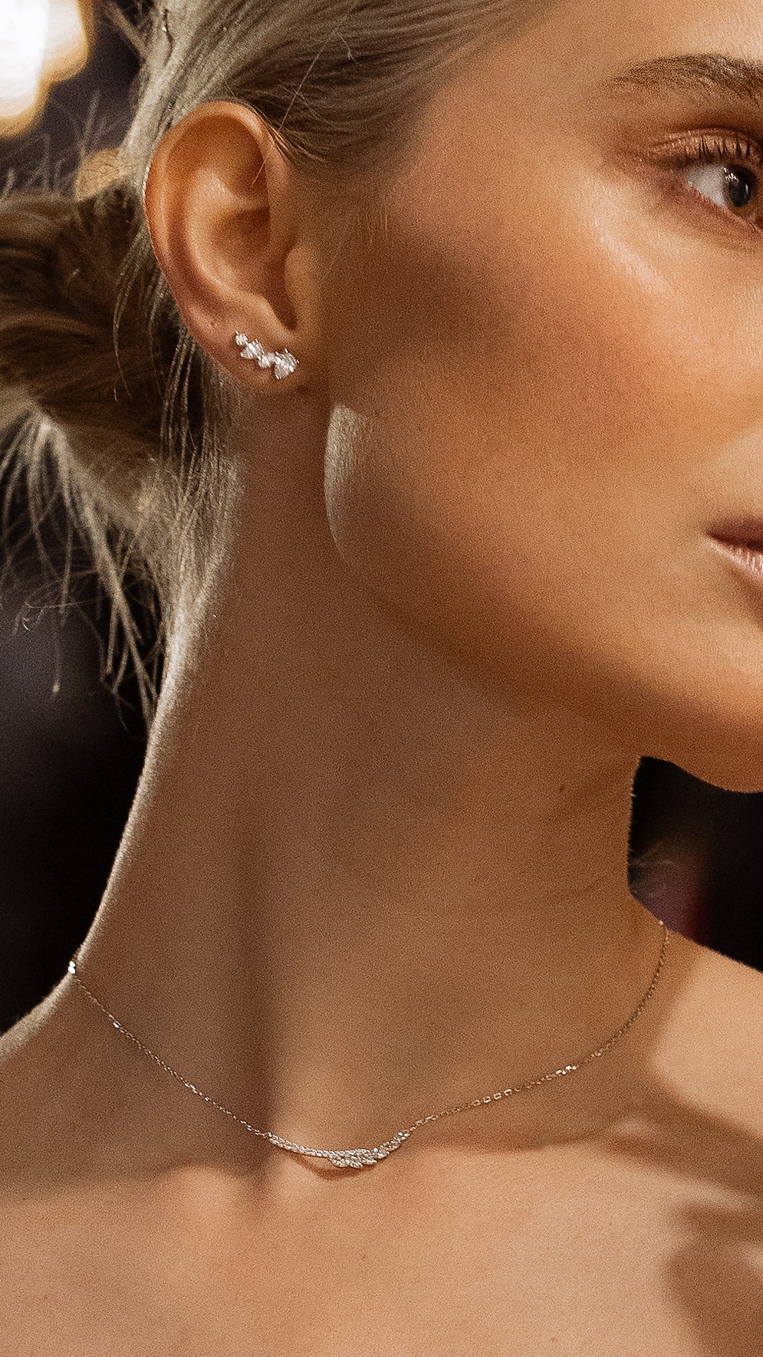 Laeta Necklace Sterling Silver