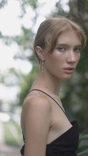 Linden Earrings Gold Vermeil