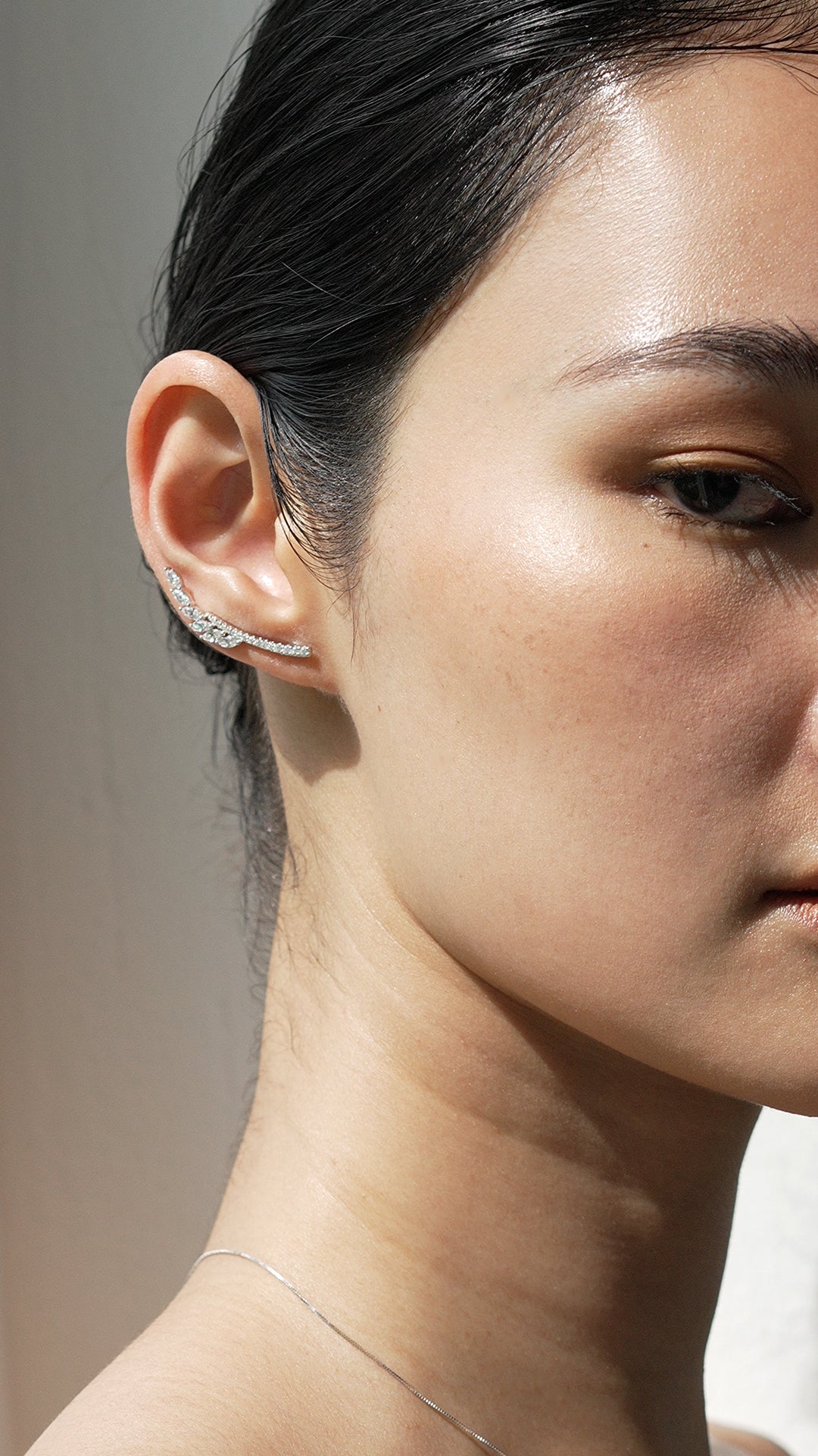 Livia Ear Climber Silver