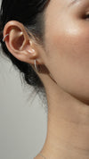 Baby Hoops White Gold Plated