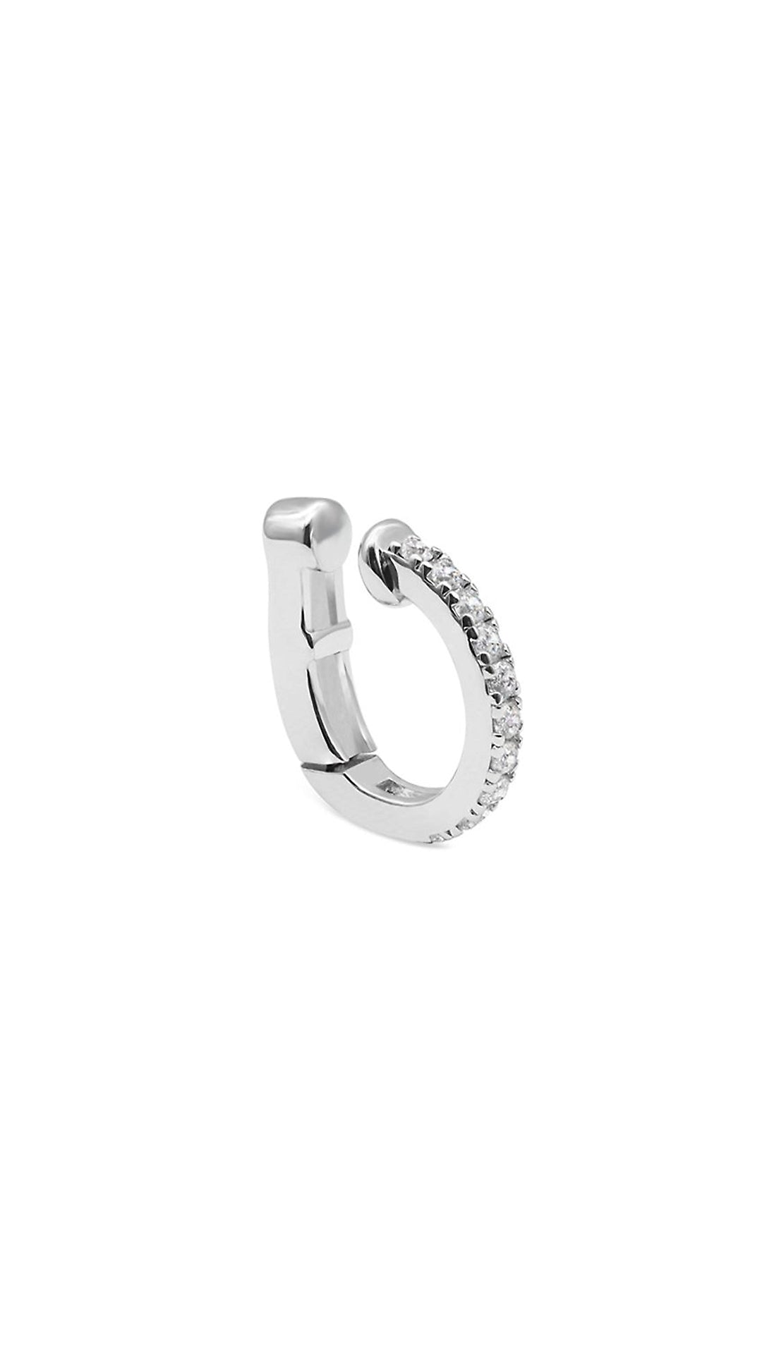 Lola Huggie White Gold Plated