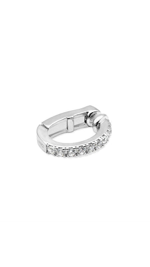 Lola Huggie White Gold Plated