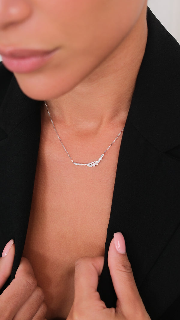 Laeta Necklace Sterling Silver