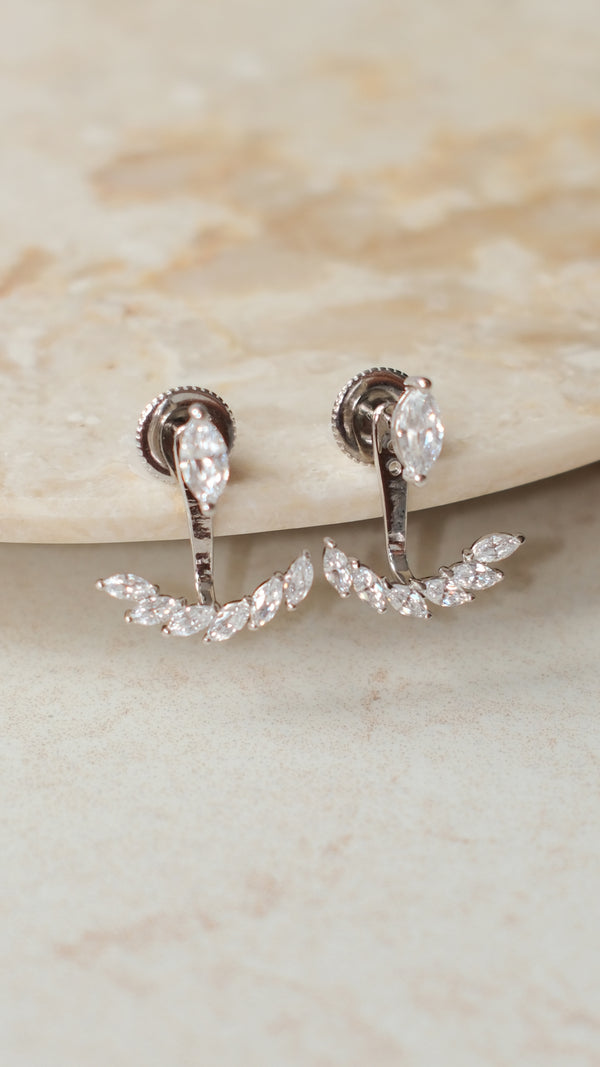 Lana Ear Jacket Earrings Sterling Silver