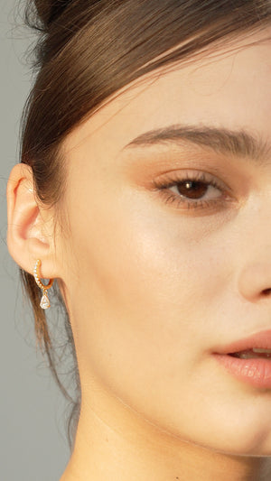 Leni Hoop Gold Vermeil