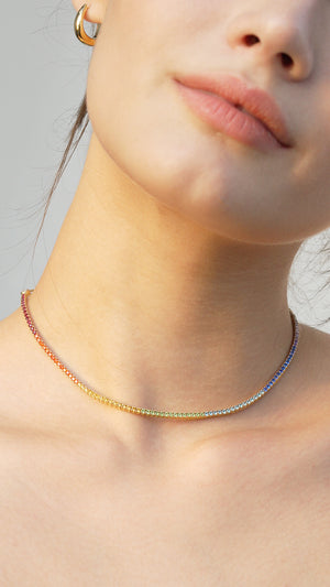 Lexi Necklace Rainbow