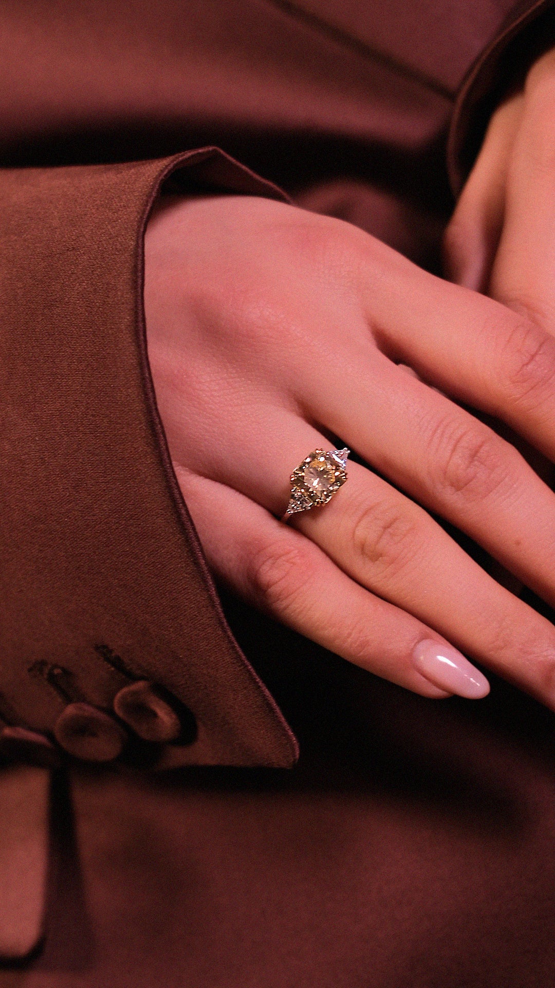 Leyton Ring Light Yellow Sterling Silver