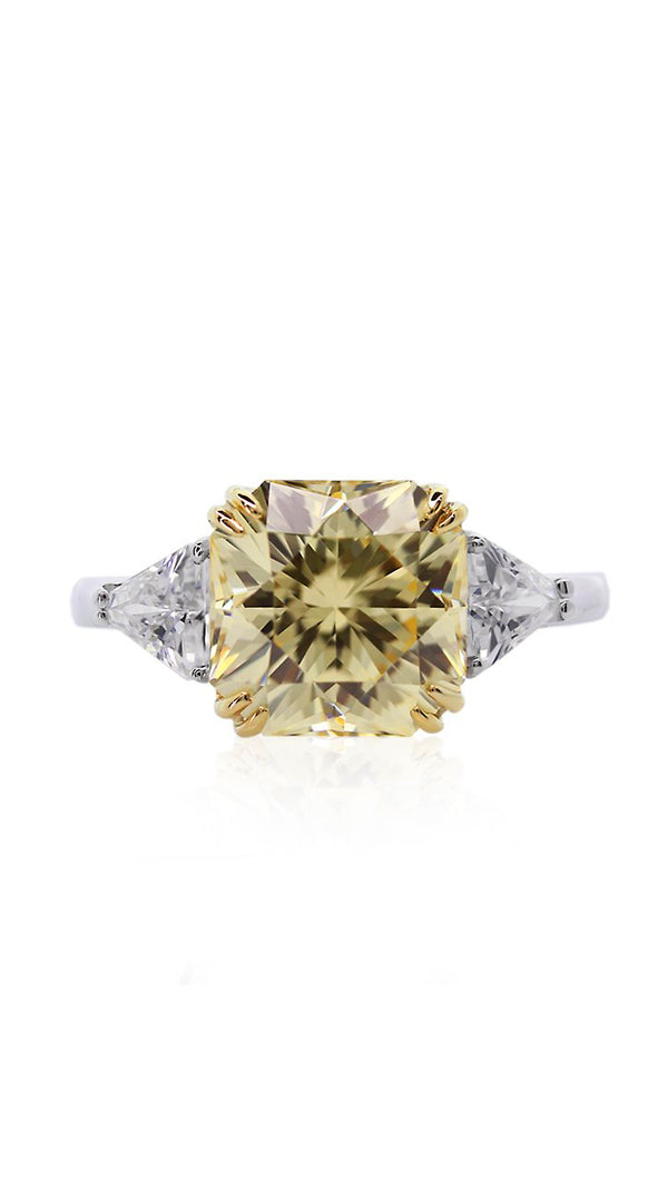 Leyton Ring Light Yellow Sterling Silver