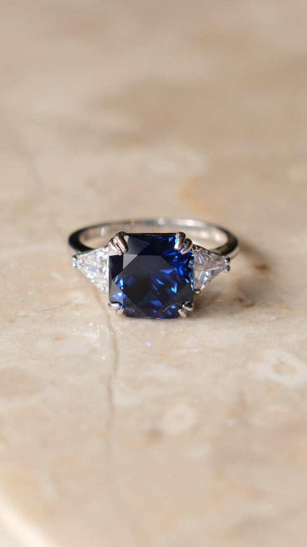 Leyton Ring Sapphire Sterling Silver