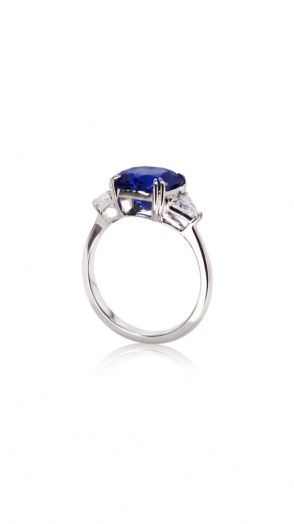 Leyton Ring Sapphire Sterling Silver