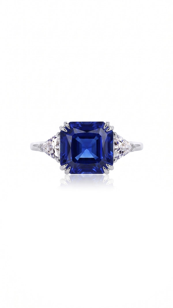 Leyton Ring Sapphire Sterling Silver